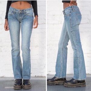 Brandy Low Rise Semi Flare Jeans